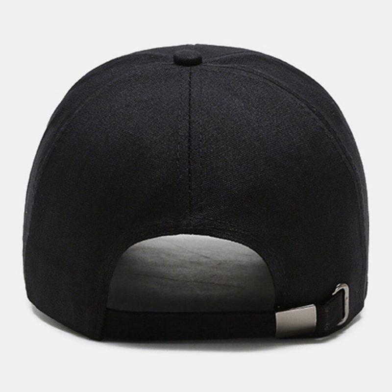 Unisex Casual Canvas Forleng Rand Vesker Brem Baseballcaps Utendørs Sykling Fiske Solskjerm Justerbar Hatt