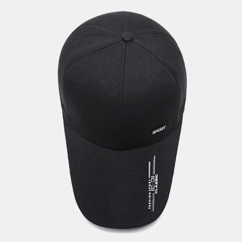 Unisex Casual Canvas Forleng Rand Vesker Brem Baseballcaps Utendørs Sykling Fiske Solskjerm Justerbar Hatt