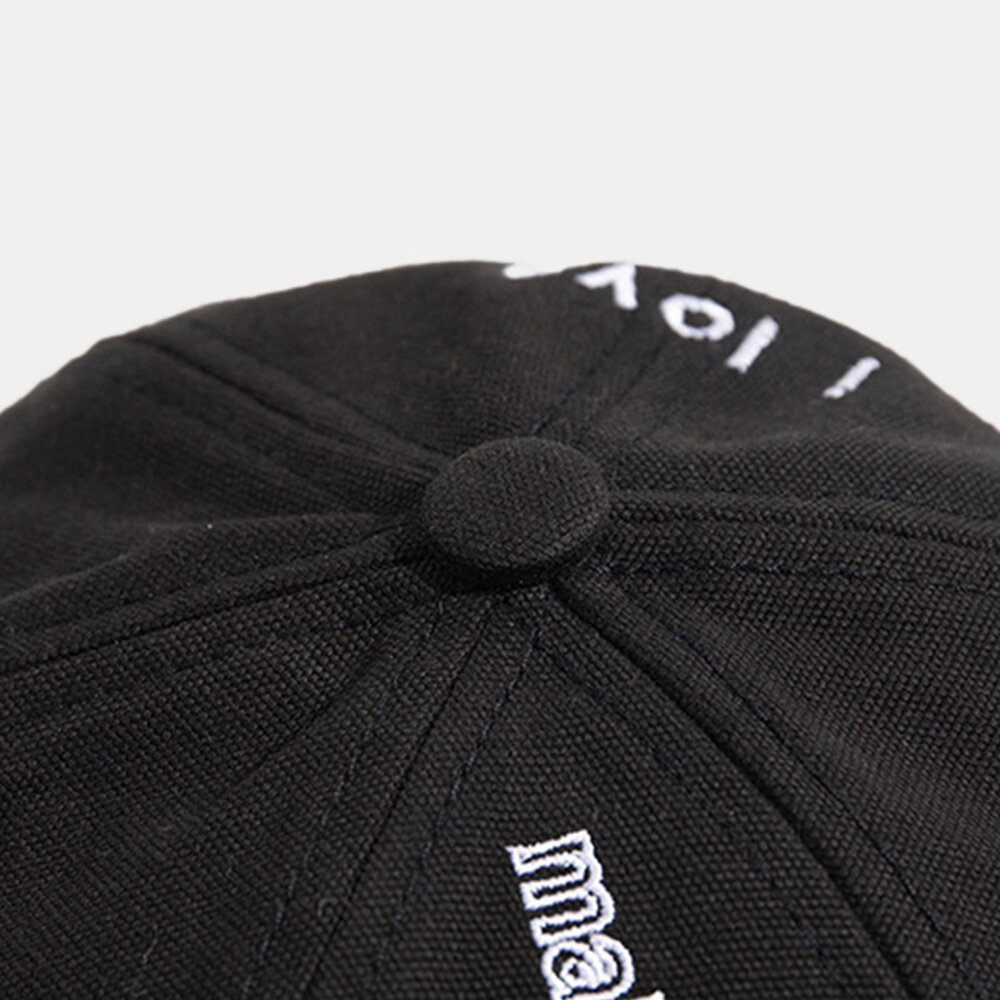 Unisex Cotton Dome Letter Slogan Stjerner Brodert Patch Skull Cap Mote Casual Beanie Melon Cap Utleier Cap Harbour Hat