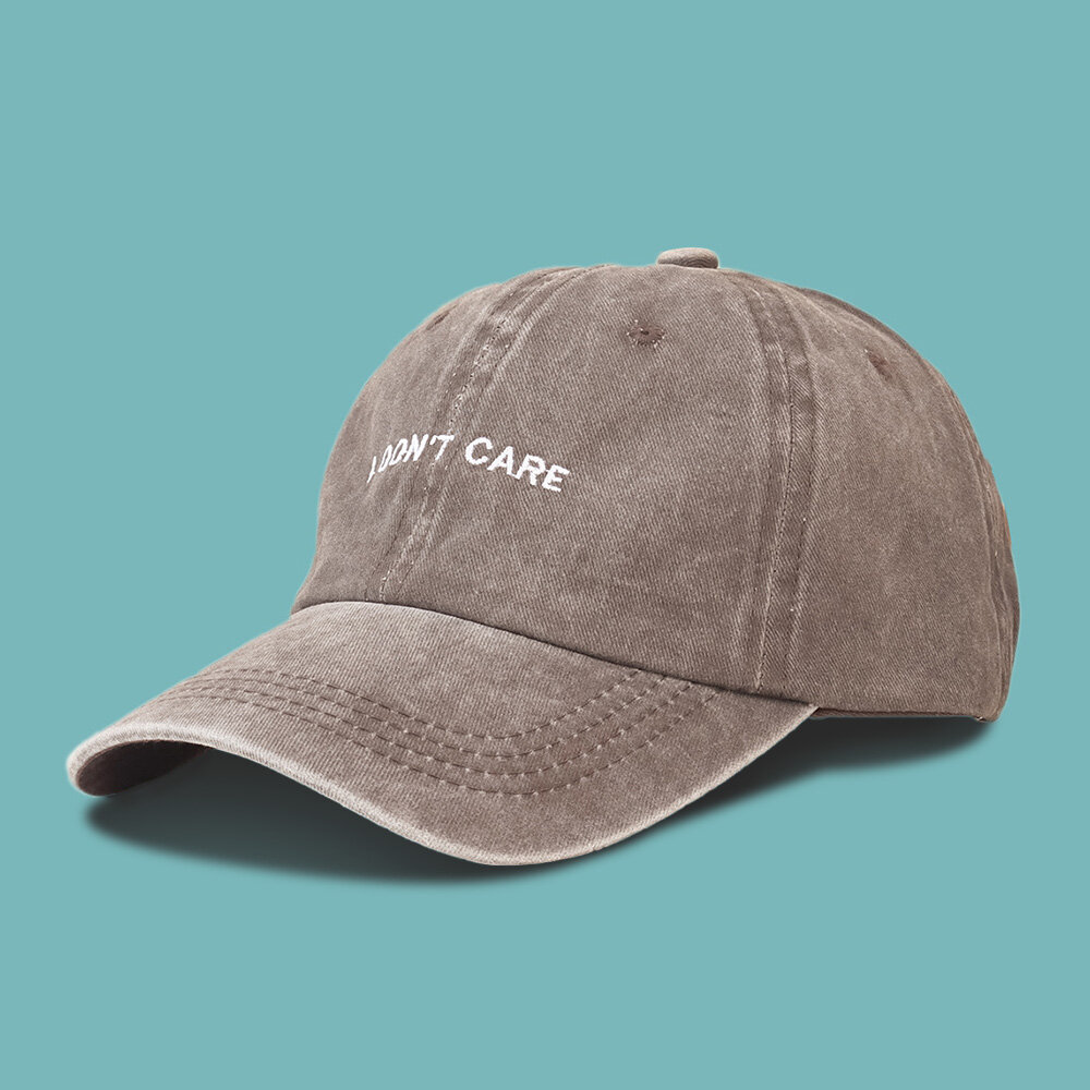 Unisex Ensfarget Solskjermhatt Med Bred Brem Sommer Uformell Vill Baseball Cap Twill Cap