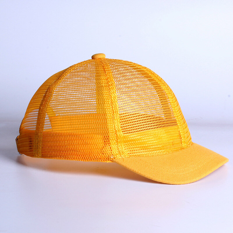 Unisex Full Mesh Pustende Justerbare Baseballcapser Med Kort Kurve