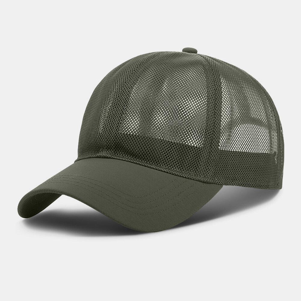 Unisex Full Mesh Pustende Utendørs Fritidssolskjerm Baseballhatter