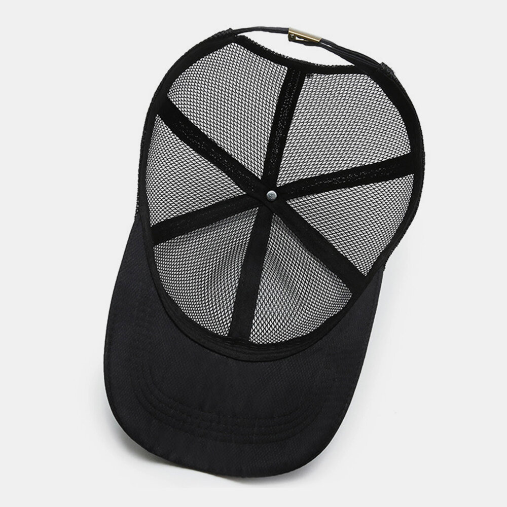 Unisex Full Mesh Pustende Utendørs Fritidssolskjerm Baseballhatter