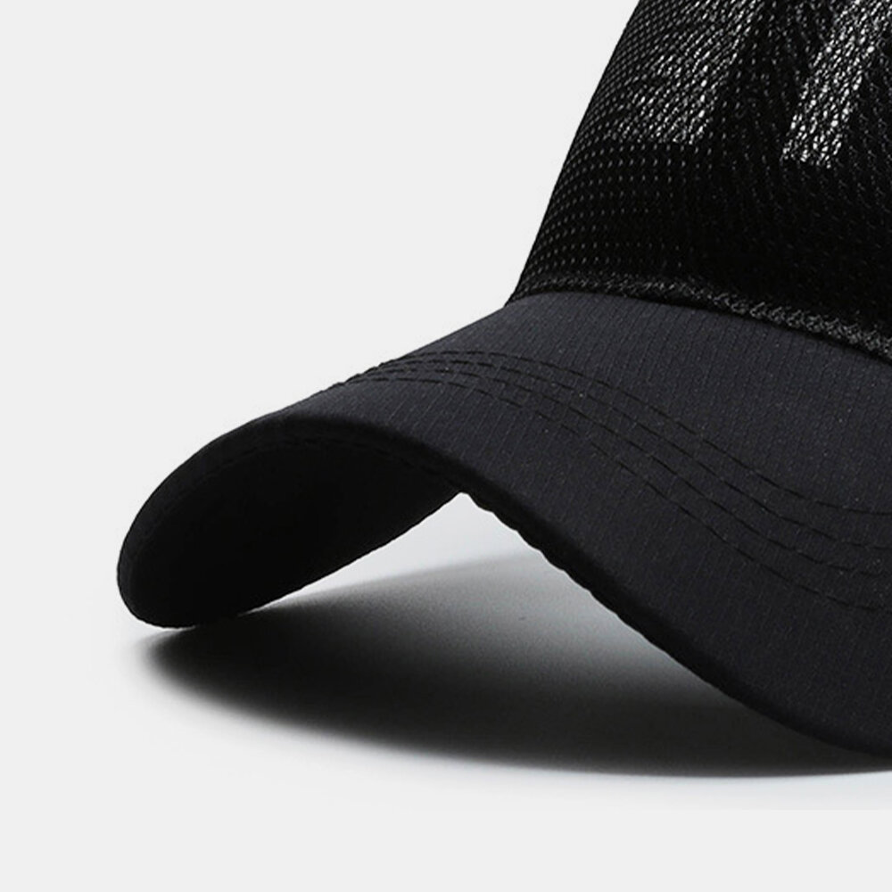 Unisex Full Mesh Pustende Utendørs Fritidssolskjerm Baseballhatter