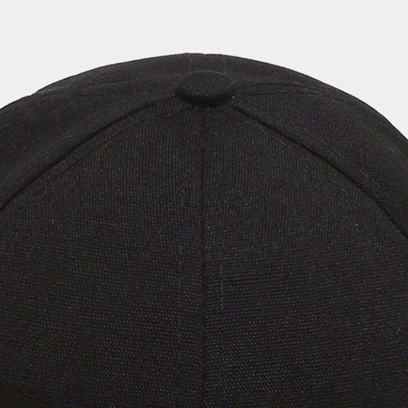 Unisex Lerret Ensfarget Bokstavmønster Baseball Cap Vår Sommer Uformell Vill Utendørs Fiske Solskjermhatt