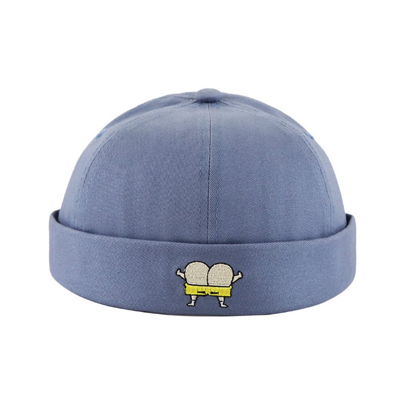 Unisex Melonhatt Sommer Tynn Seksjon Hip Hop Utleier Lue Retro Fritidsgater Uten Kant