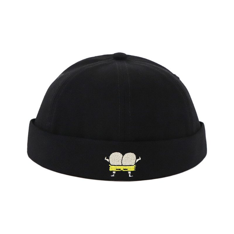 Unisex Melonhatt Sommer Tynn Seksjon Hip Hop Utleier Lue Retro Fritidsgater Uten Kant