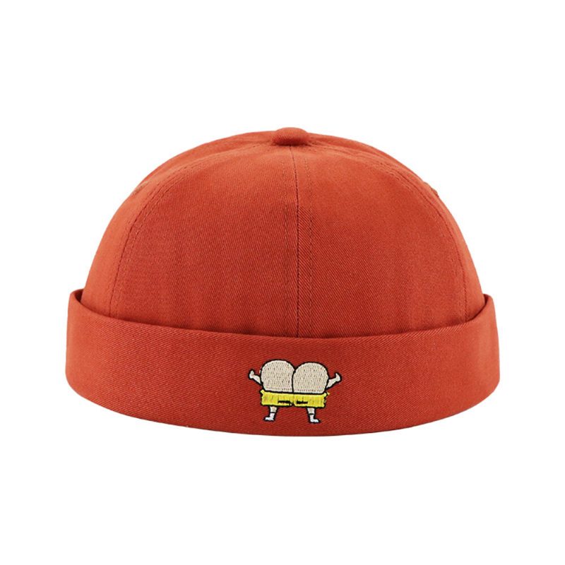 Unisex Melonhatt Sommer Tynn Seksjon Hip Hop Utleier Lue Retro Fritidsgater Uten Kant