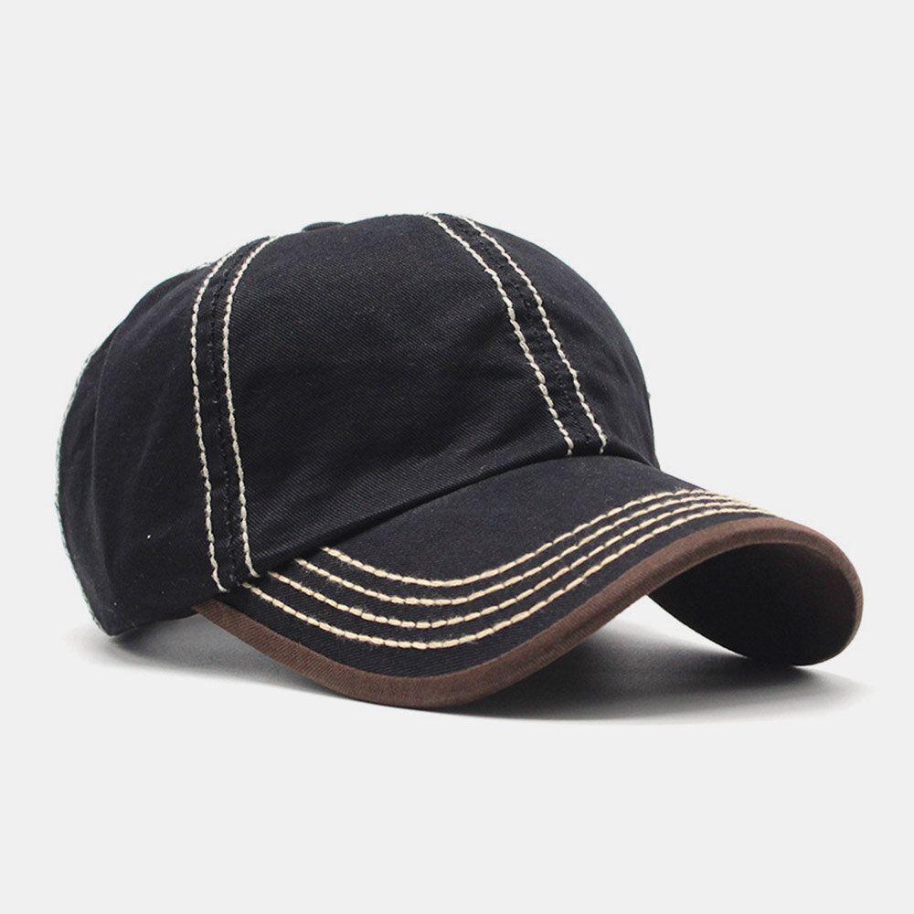 Unisex Metallbåtanker Baseballhatter Brevbroderi Utendørs Solkrem Ivy Cap Stretch Fit Cap