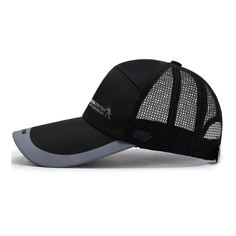 Unisex Polyester Uformell Utendørs Pustende Justerbar Hurtigtørr Solskjerm Peaked Caps Baseballhatter