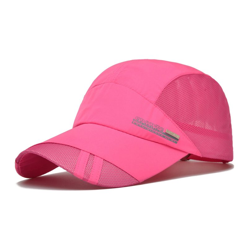 Unisex Polyester Uformelt Utendørs Fjellklatring Pustende Justerbar Hurtigtørrende Solskjerm Baseballhatter