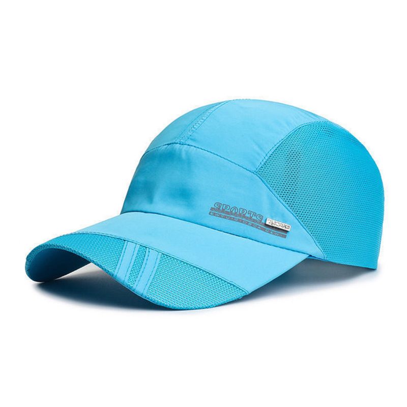 Unisex Polyester Uformelt Utendørs Fjellklatring Pustende Justerbar Hurtigtørrende Solskjerm Baseballhatter