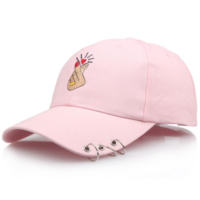 Unisex Refererer Til Hoop Baseballcaps