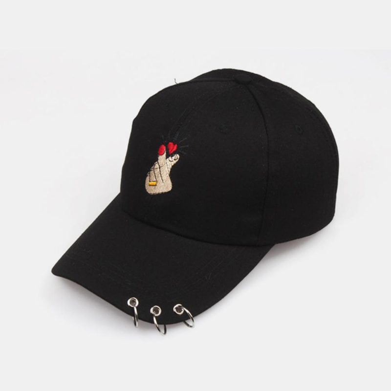 Unisex Refererer Til Hoop Baseballcaps