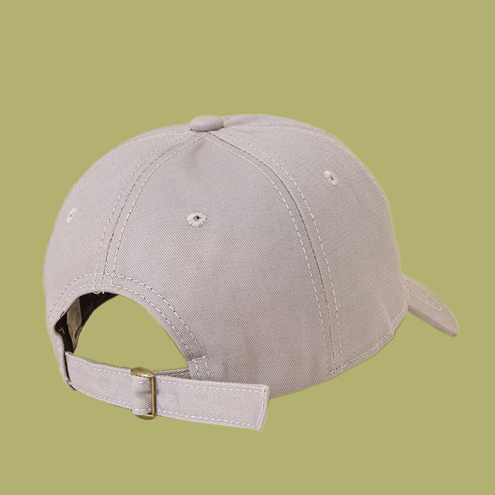 Unisex Solid Pustende Baseballcaps Brevbevegelsesmønster Broderi All-match Mote Solskjermhatt