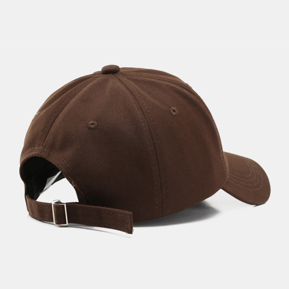 Unisex Tredimensjonal Brevbroderi Baseballcaps Buet Kant Utendørs Sport Solskjermhatt Solhatt