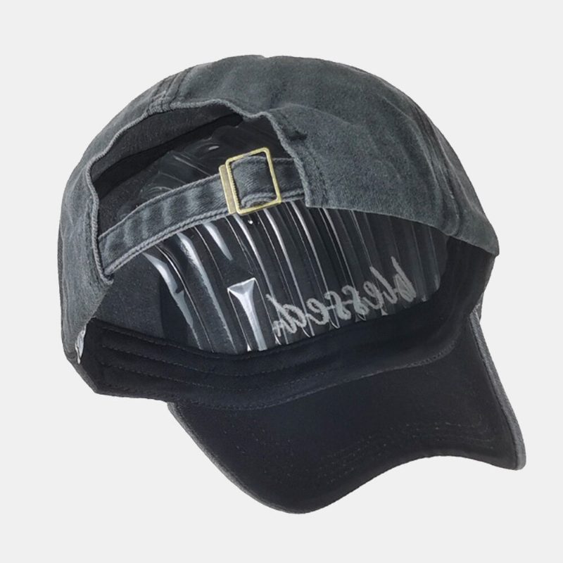 Unisex Vasket Distressed Bomull Fjellmønster Broderi Mote Solkrem Baseballcaps