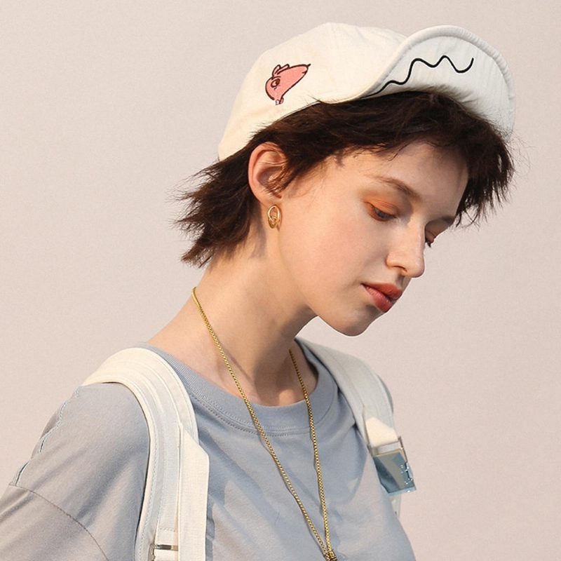 Unisex Vintage Soft Top Roller Cap