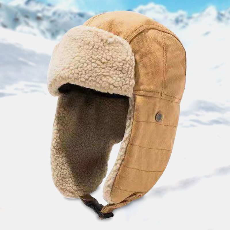 Unisex Vinter Varm Ørebeskyttelse Trapper Hatter Outdoor Casual Vindtett Kul Beskyttelse Russisk Lue Ushanka Lue